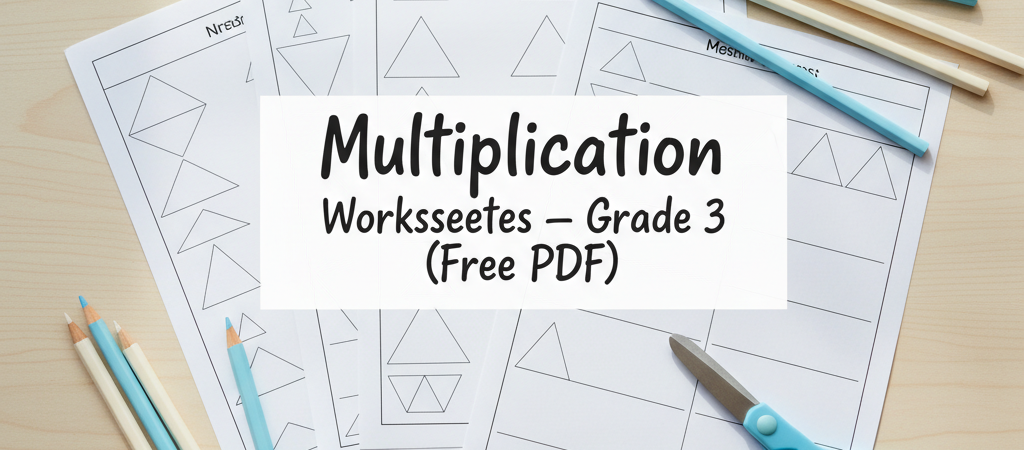 50 Multiplication Worksheets Grade 3: Free Printable Pack