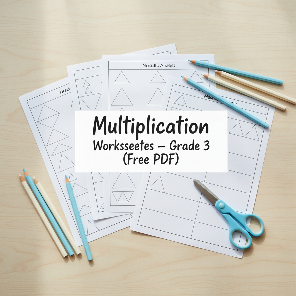 50 Multiplication Worksheets Grade 3: Free Printable Pack