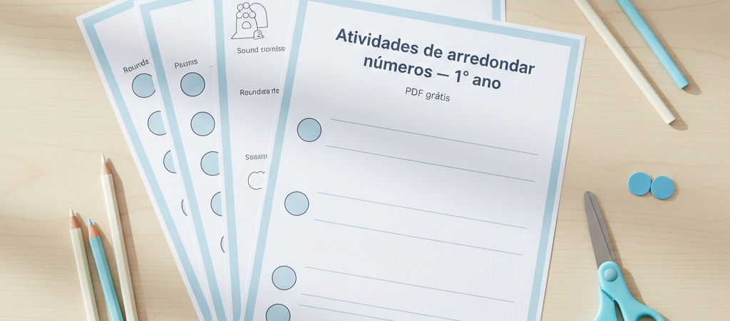 Arredondar números: atividades 1º ano (PDF grátis em 5 min)