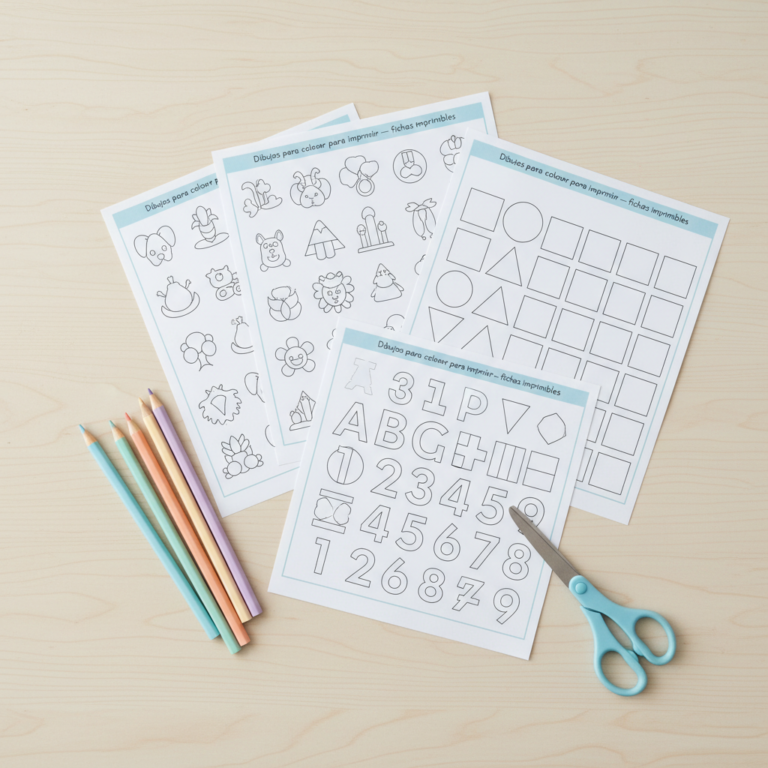 Ilustração editorial: Dibujos para colorear para imprimir: 50 plantillas gratuitas