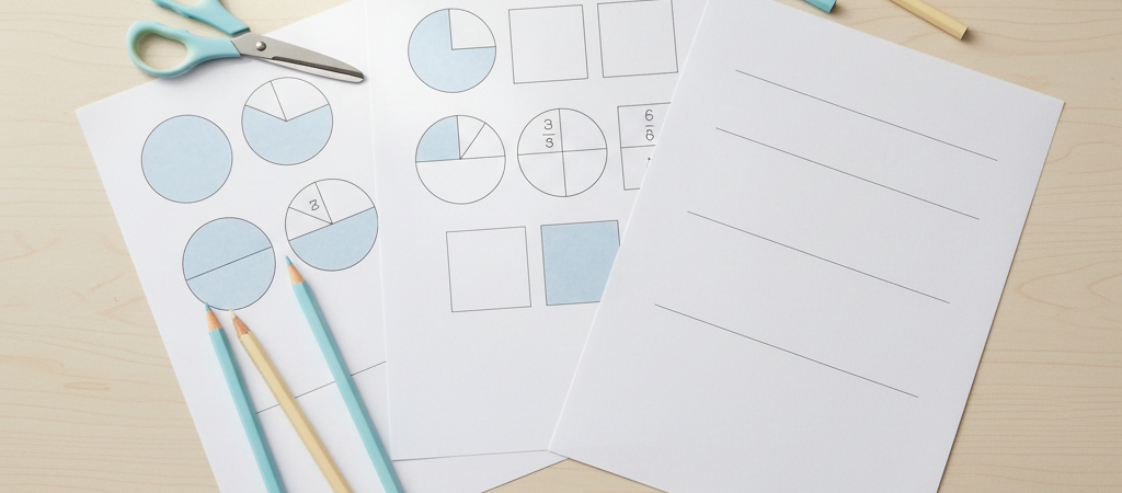 Fractions Worksheets Grade 3: 5 Proven Printable Sets