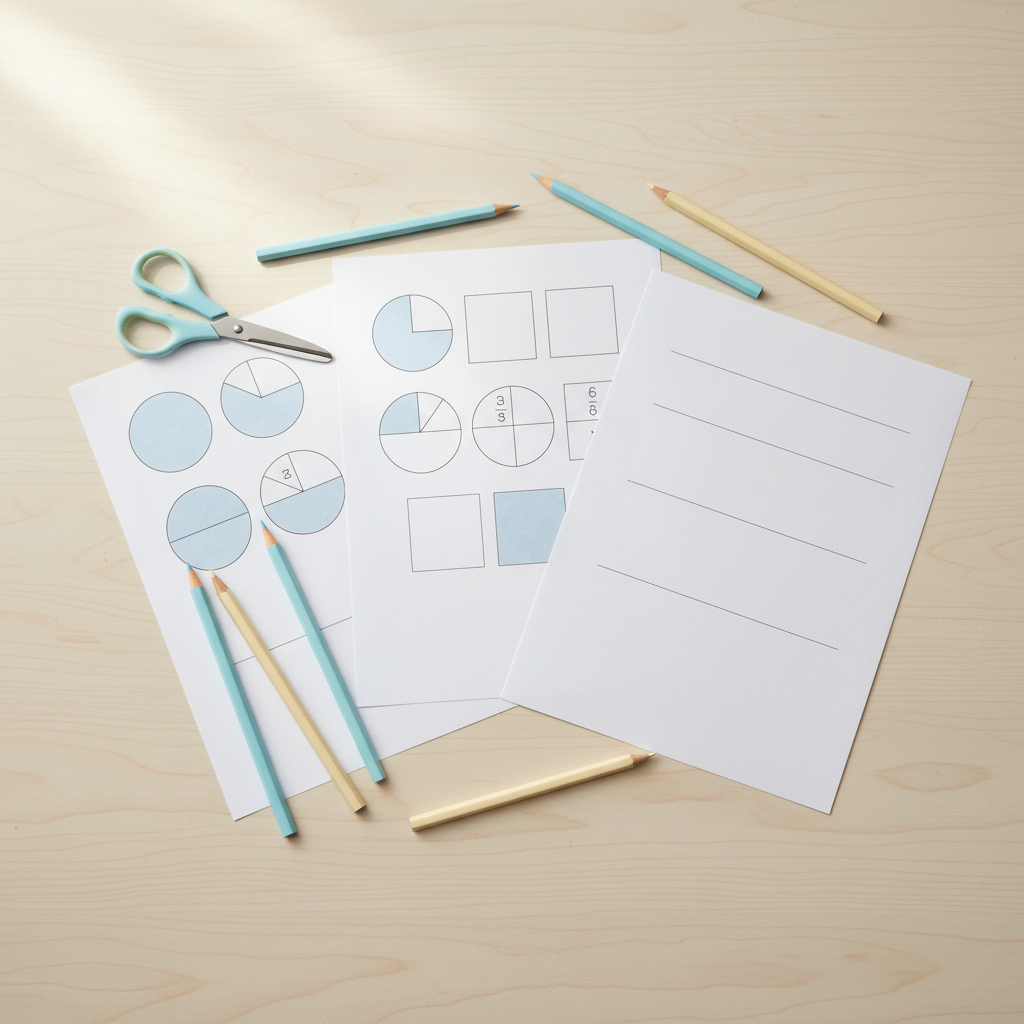 Fractions Worksheets Grade 3: 5 Proven Printable Sets