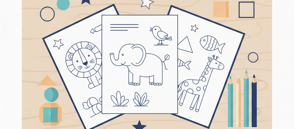 50 Desenhos de Animais para Colorir (PDF Grátis)
