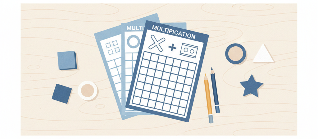 Tablas de multiplicar fichas de trabajo grado 3: Aprende en 14 días