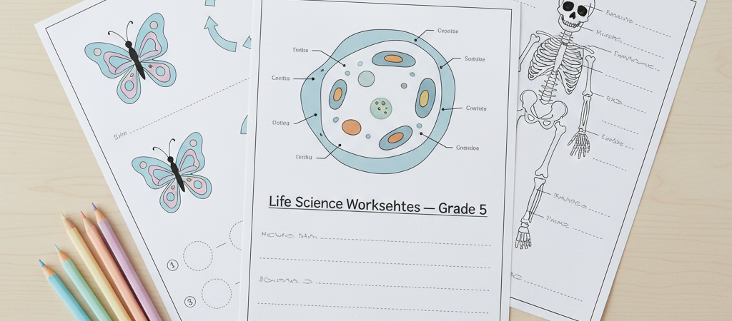 Life Science Worksheets Grade 5: 10 Free Printable Activities