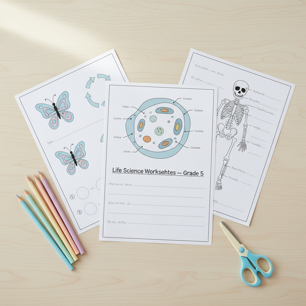 Life Science Worksheets Grade 5: 10 Free Printable Activities