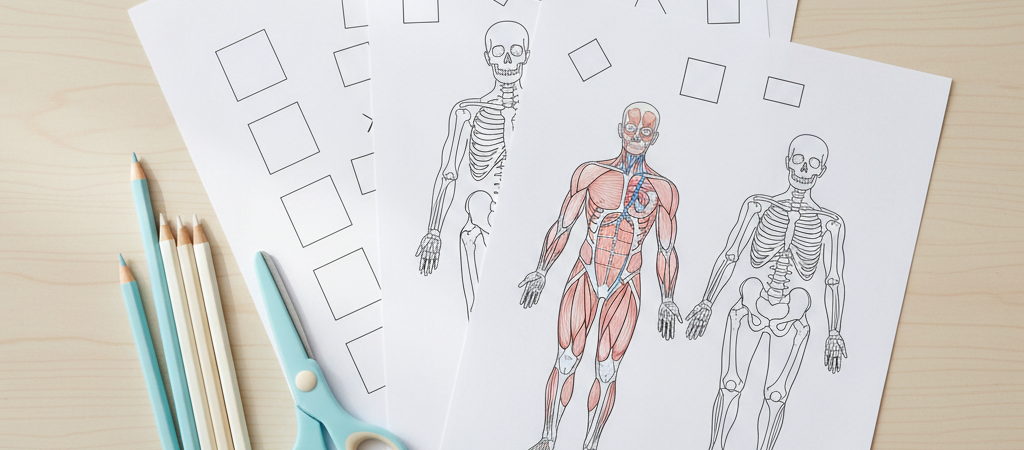 Sistemas del cuerpo humano fichas de trabajo grado 3: 5 recursos
