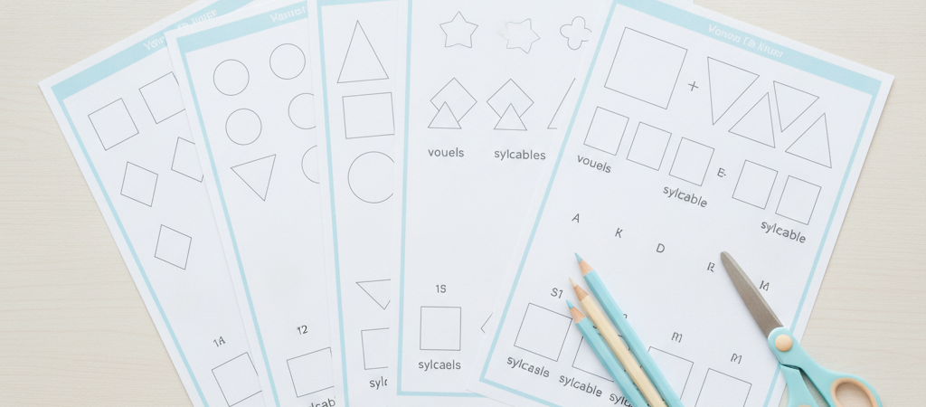 Vogais e sílabas atividades 1º ano: 10 exercícios em PDF